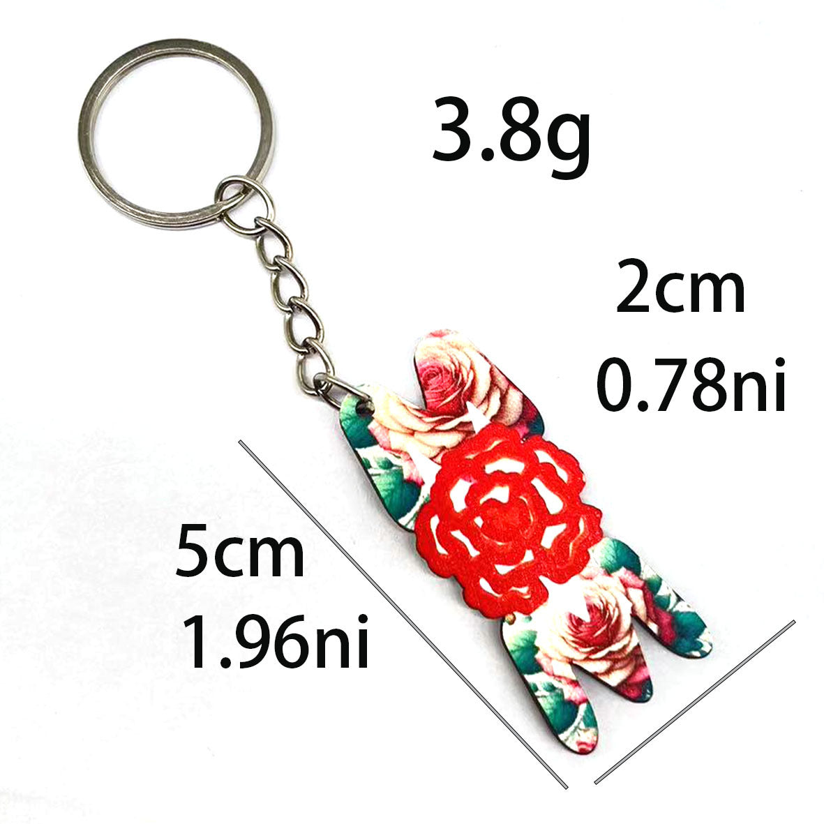 Wholesale Mother's Day Leopard Sunflower MOM Keychain Leopard Print ACC-KC-TuoYi008