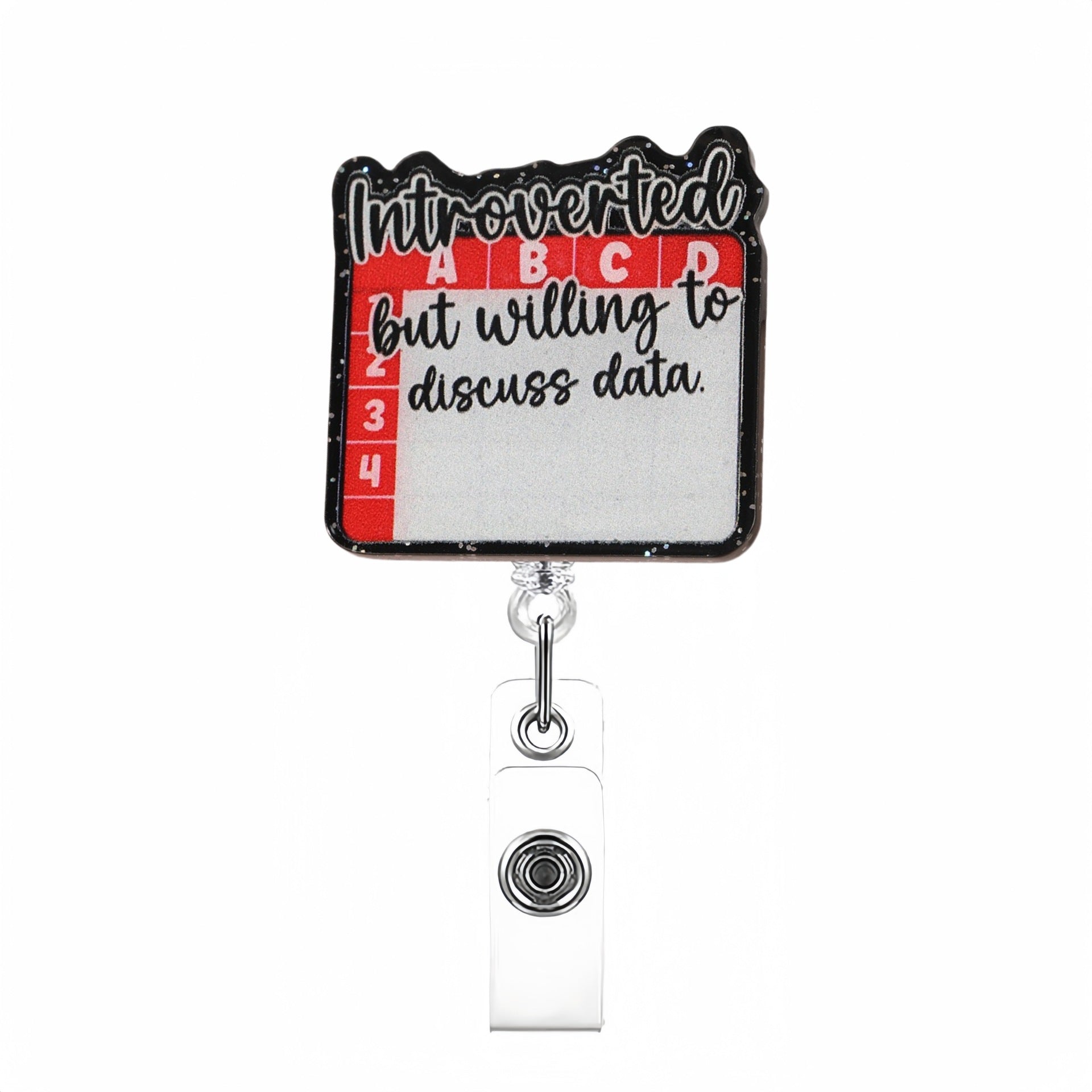 Wholesale  Cartoon Creative DIY English Words Badge Reels,