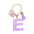 Wholesale  26 Letters Butterfly Tassel Pendant Keychains