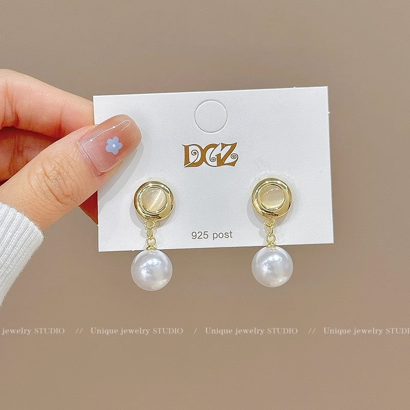 Wholesale large hoop light luxury earrings