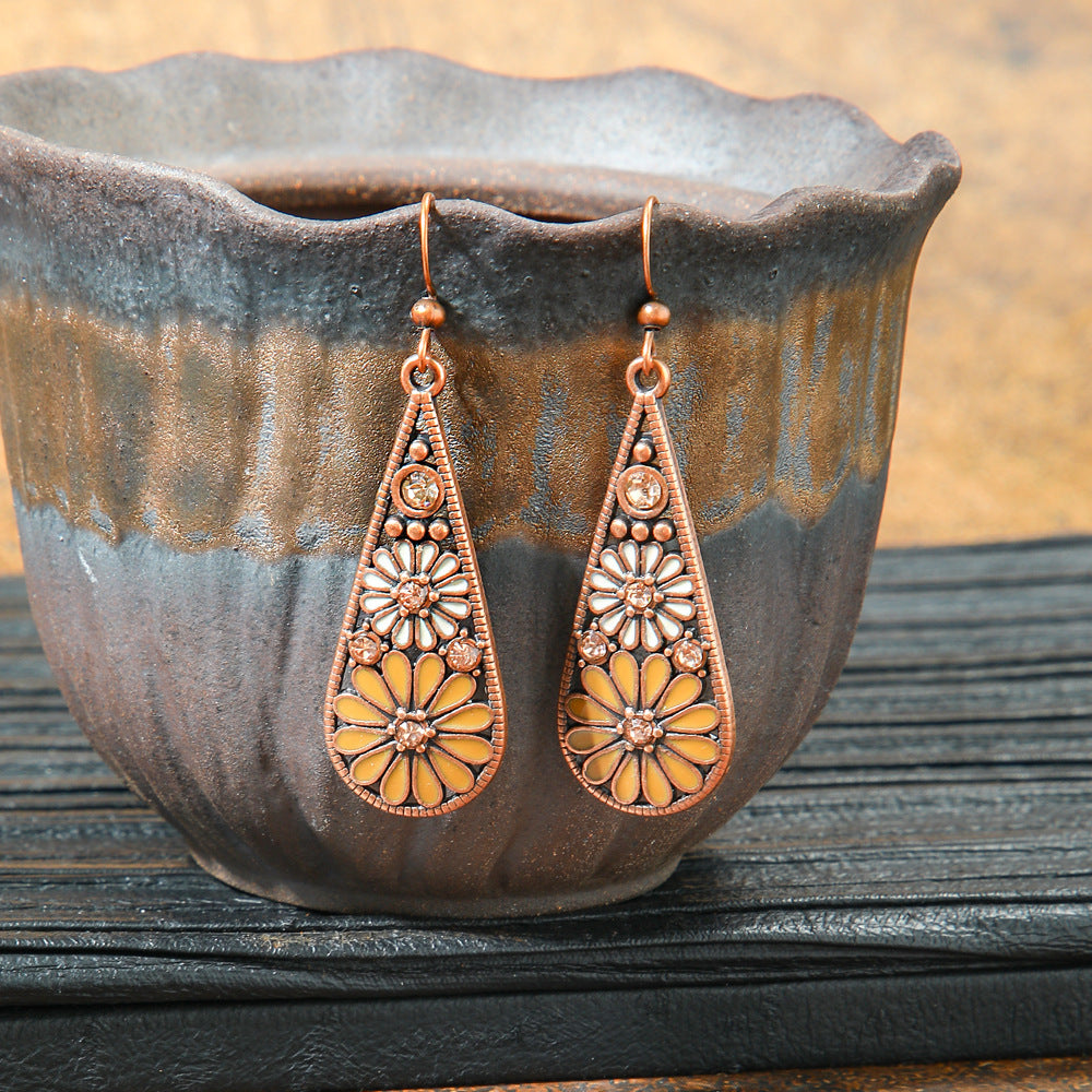 Wholesale Zinc Alloy Bohemian Geometric Tassel Earring Set - Trendy Jewelry Accessory for Boutique Resale