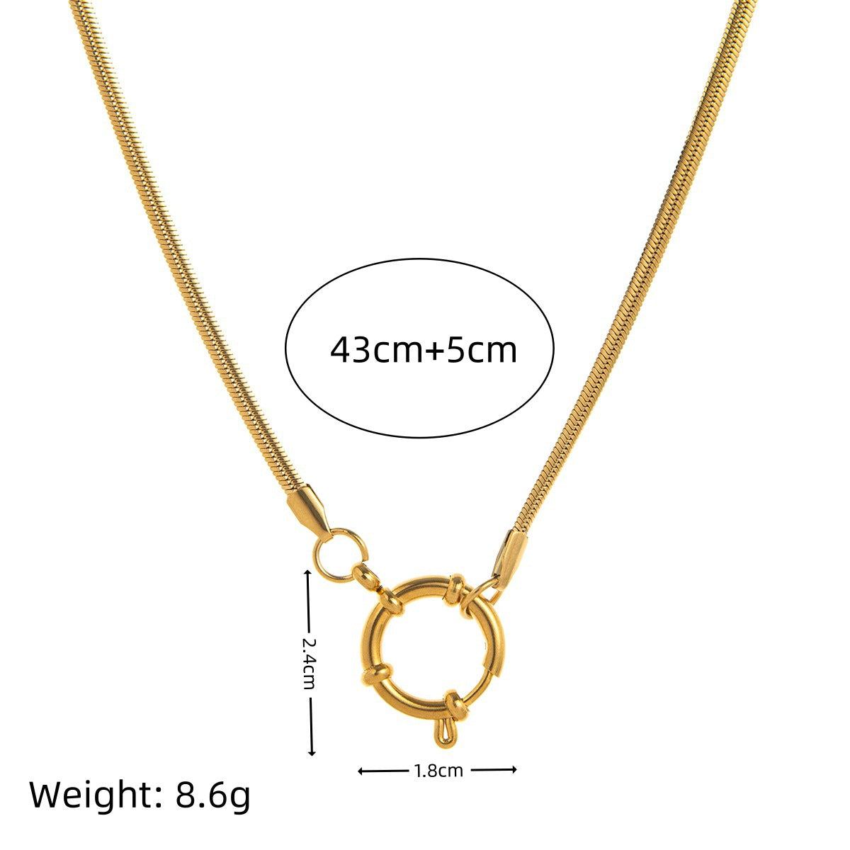 Wholesale Stainless steel electroplated with 18K gold 12 birthstone adjustable pendant