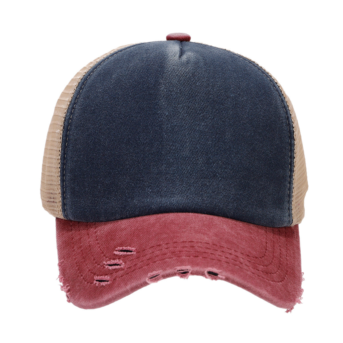 Wholesale Washed Distressed Trucker Hat Mesh Cap Baseball Cap ACC-HT-LvYi002