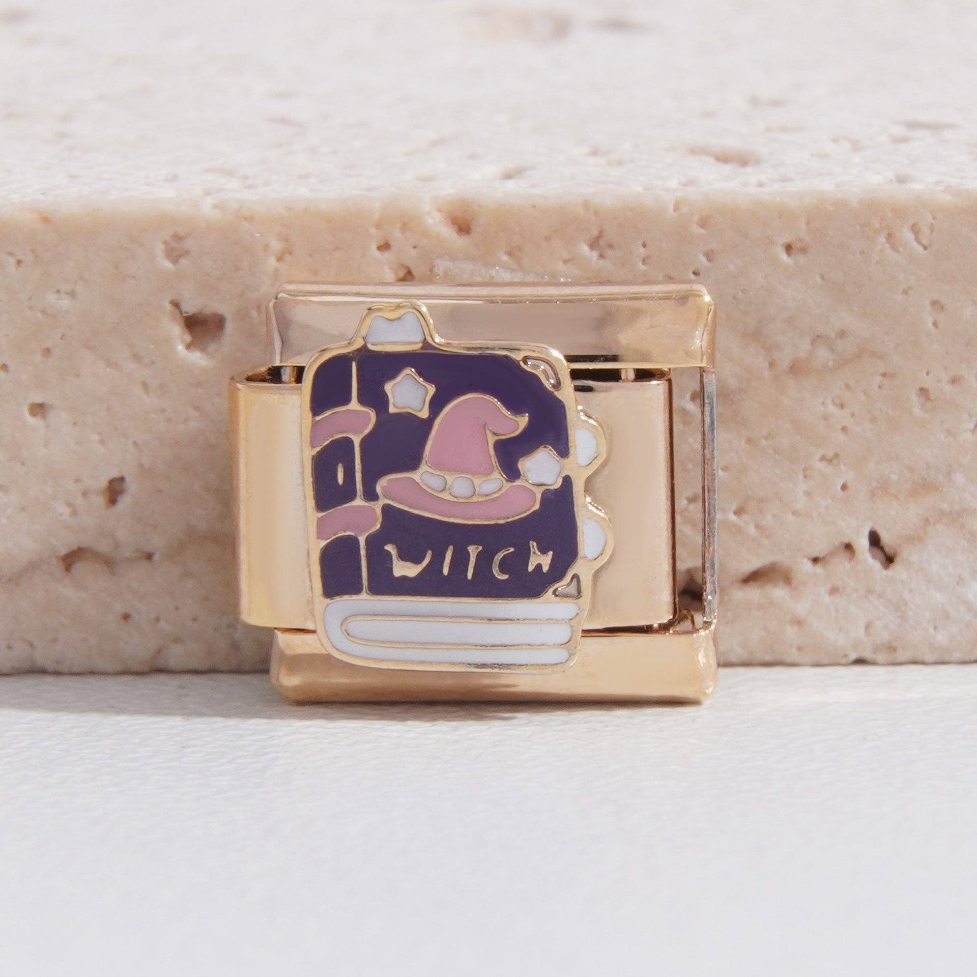 Wholesale Italian Charm Bracelet 9mm DIY Splicing Creative Pattern Stainless Steel Composable Bracelet