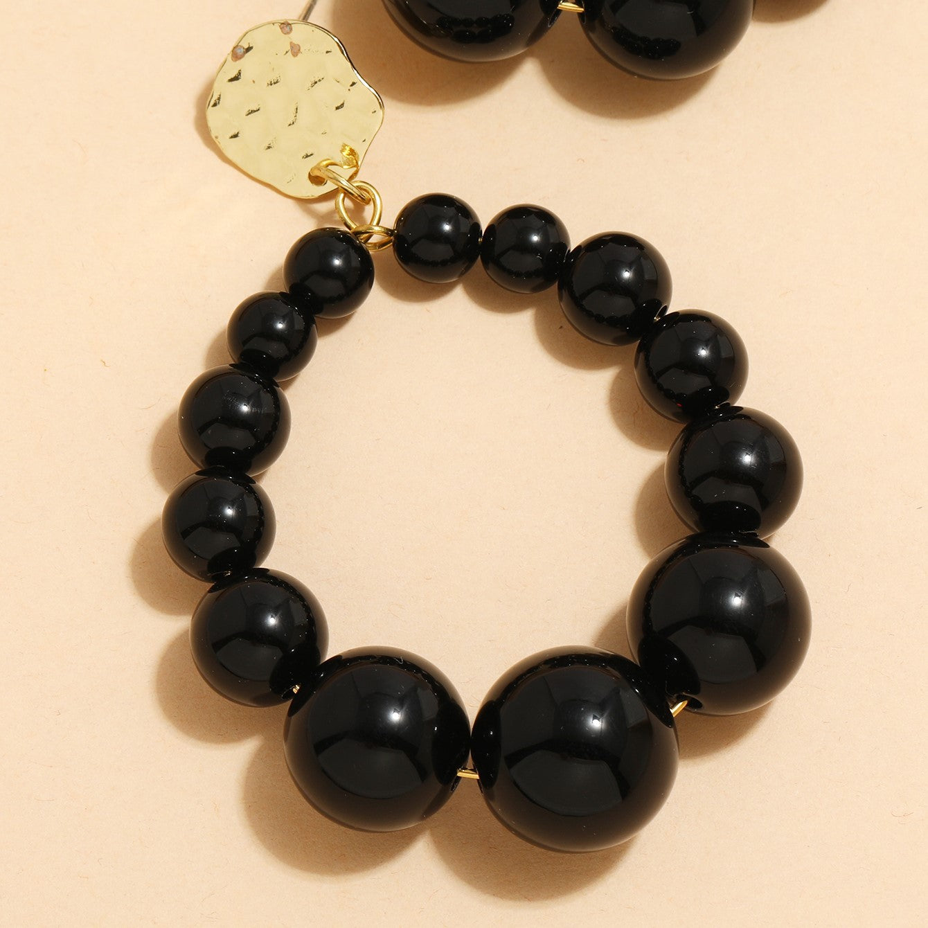 Wholesale Exaggerated Round Bead Earrings Bohemian Earrings ACC-ES-Qunq005