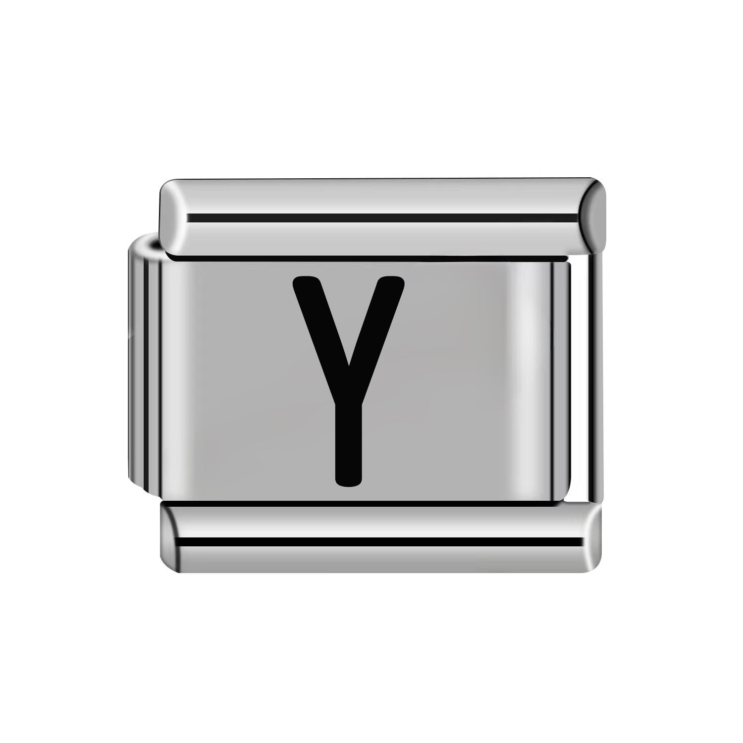 Wholesale 10pcs Italian Charm Bracelet 9mm DIY Splicing Removable Stainless Steel Letter Composable Bracelet ACC-BT-XY051