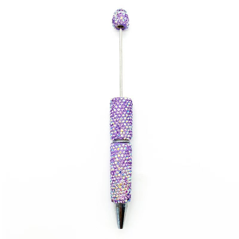 Wholesale 10pcs creative full drill beaded ballpoint pen
