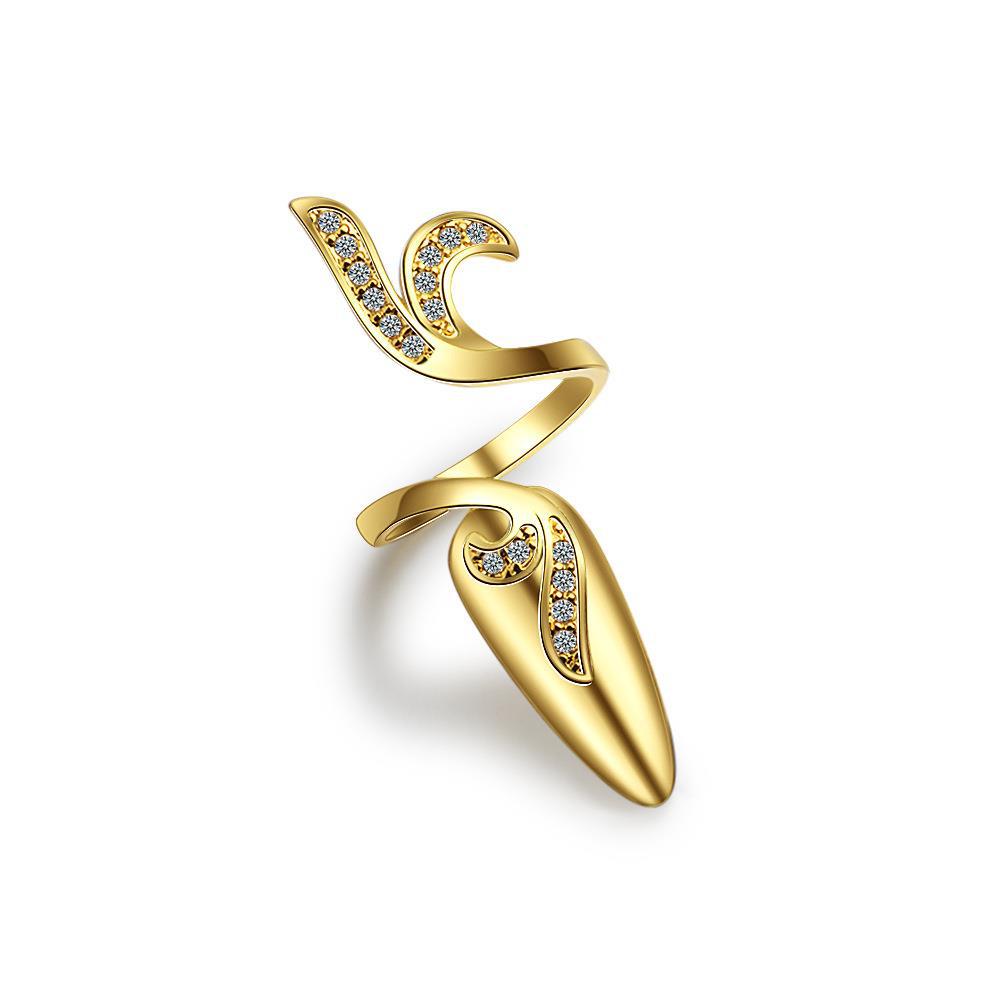 Wholesale creative open knuckle ring nail ring