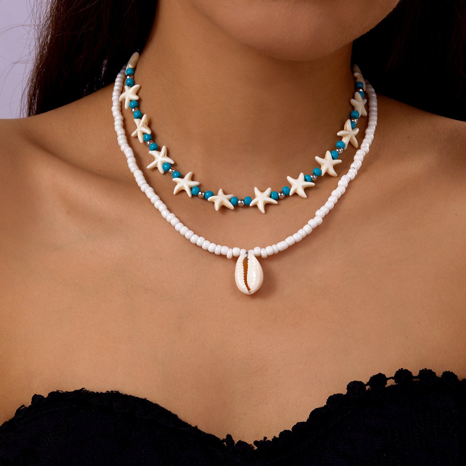 Wholesale Bohemian Beach Holiday Necklace