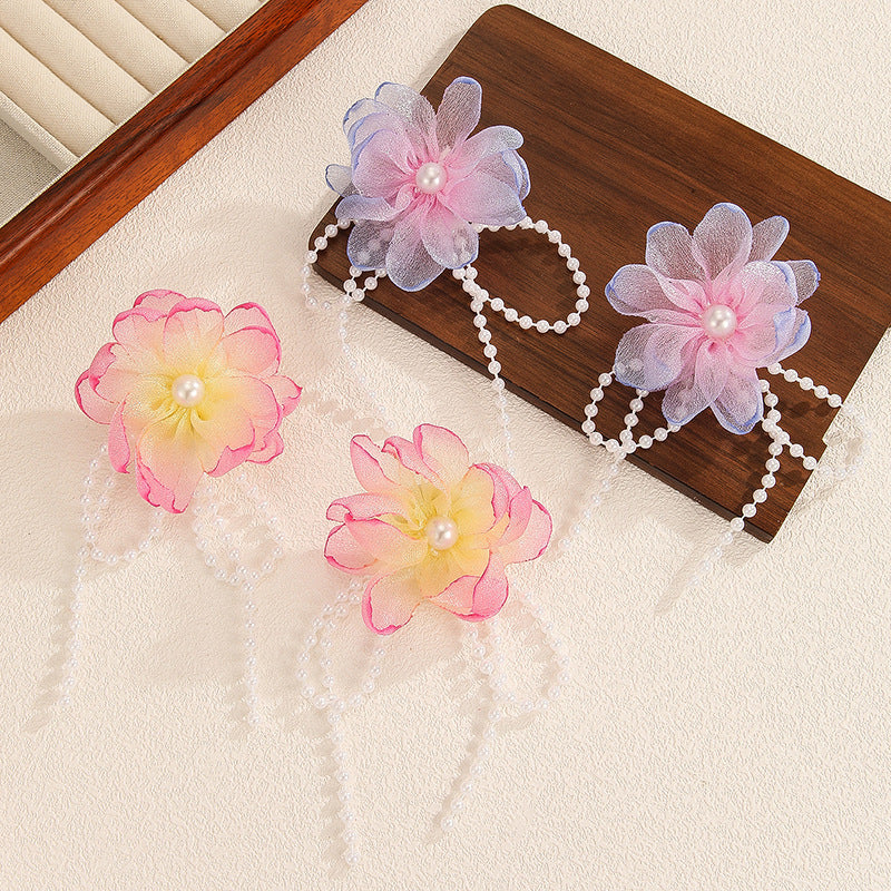Wholesale  Flower Pearl Earrings