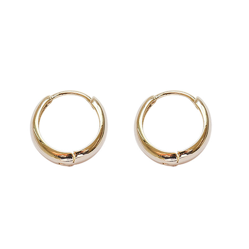 Wholesale Retro minimalist cool circle earrings