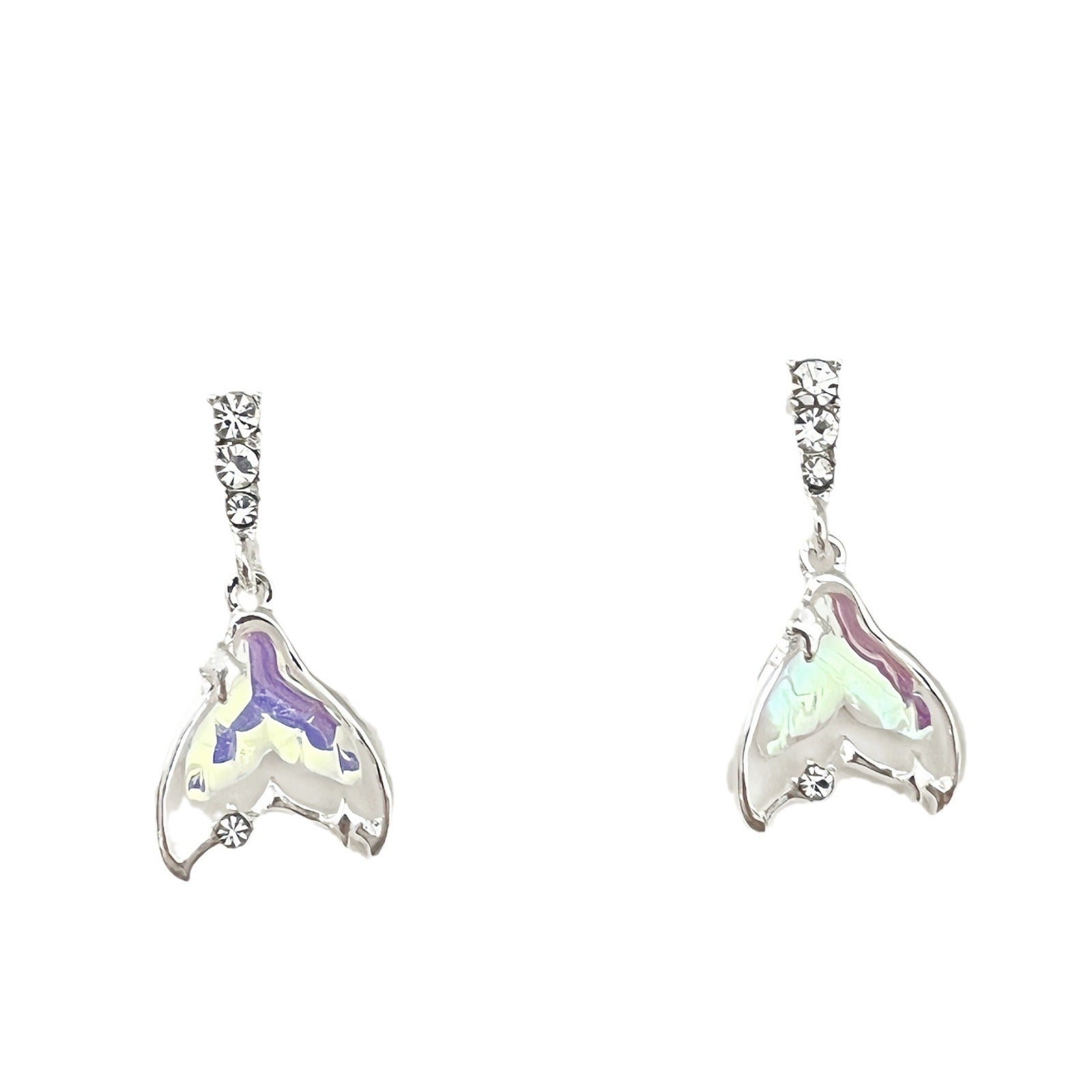 Wholesale polarized purple earrings