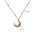 Wholesale stainless steel moon love pepper pendant  clavicle chain