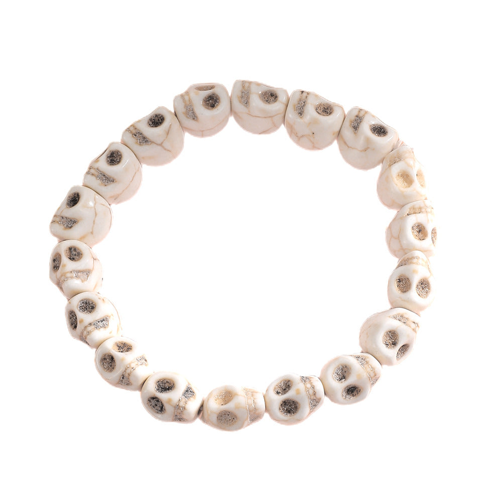 Wholesale Unisex Resin Skull Bracelet - Fashion Accessory,  Gift for  Party or Travel Commemoration