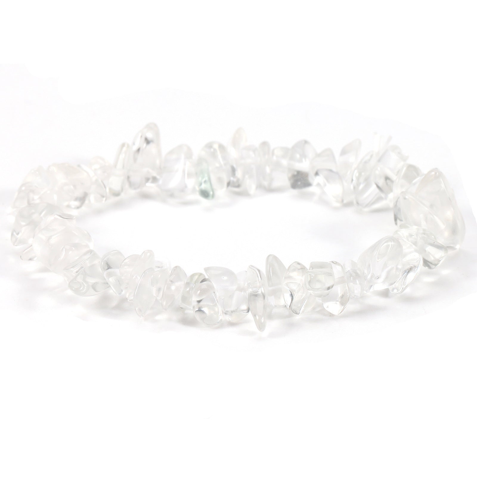 Wholesale Geometric Natural Stone Bracelet Irregular Gravel Beads Elastic Handmade Jewelry Accessory for Boutique Resale