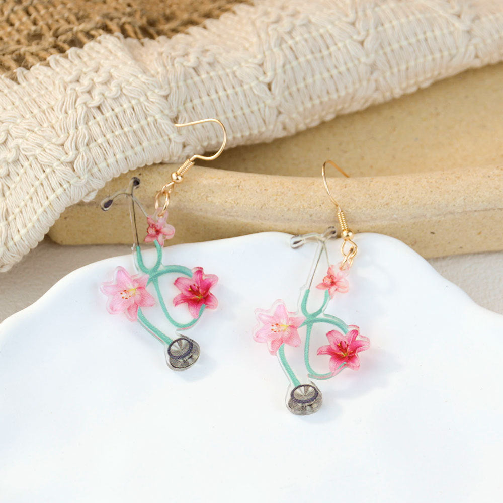 Wholesale Water Cup Acrylic Earrings