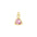 Wholesale S925 sterling silver teardrop-shaped colored zircon light luxury necklace