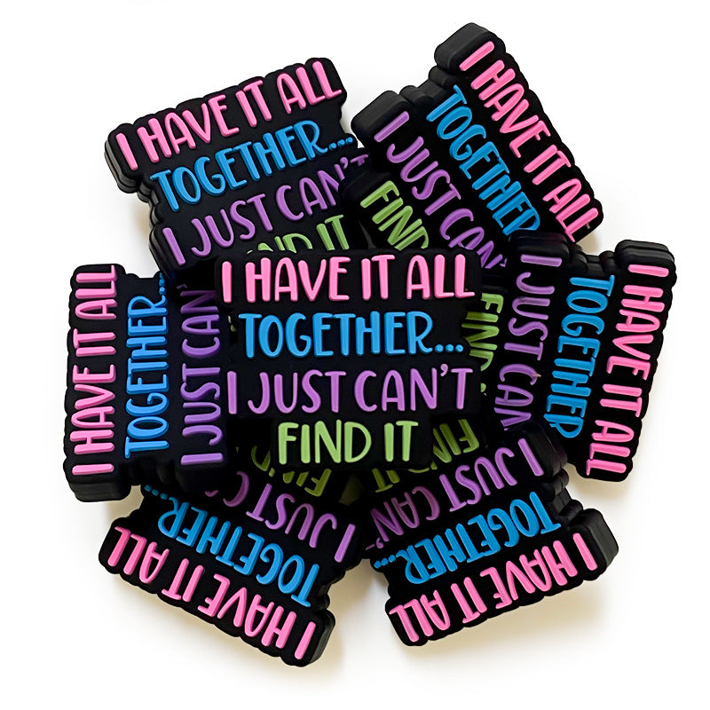 Wholesale 10pcs Silicone Beads Focal Beads DIY Beaded Pen Accessories ACC-BDS-WDX212