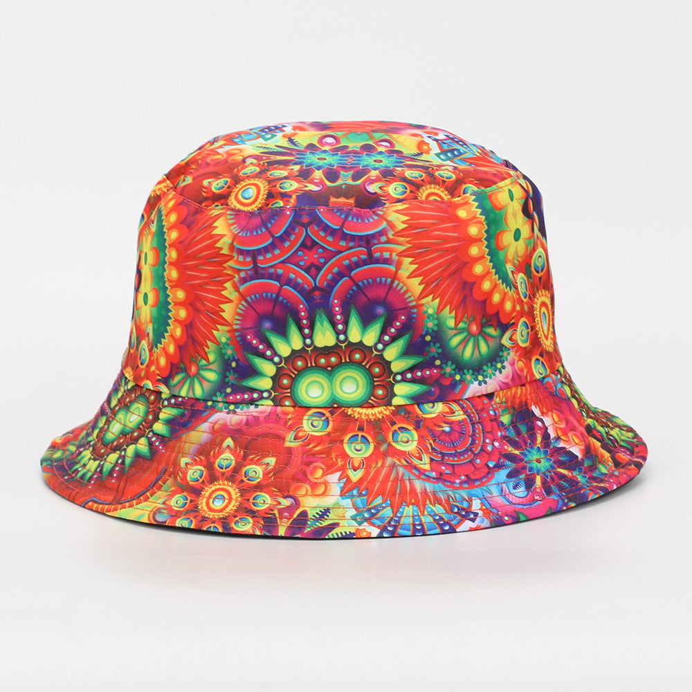 Wholesale Leopard Print Men's and Women's Fisherman Hat Bucket Hat