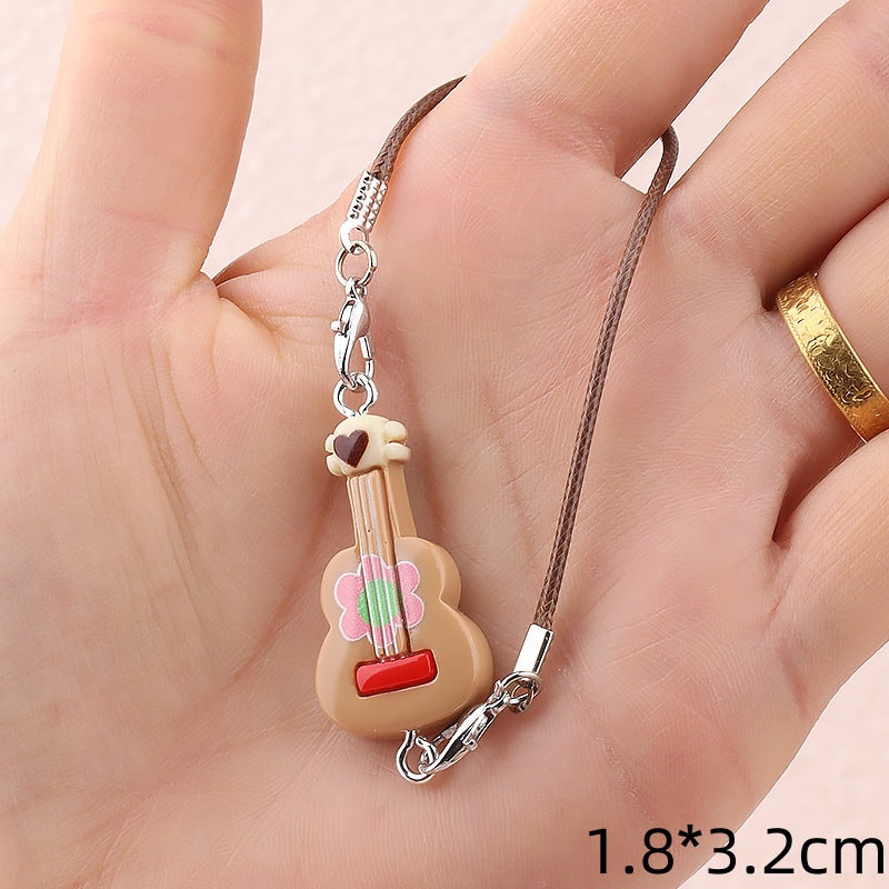 Wholesale Cute cartoon mini guitar doll accessories