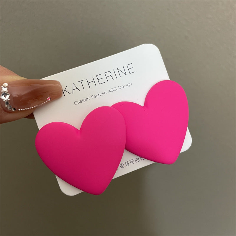 Wholesale Candy Color Geometric Square Circle C Shape Earrings