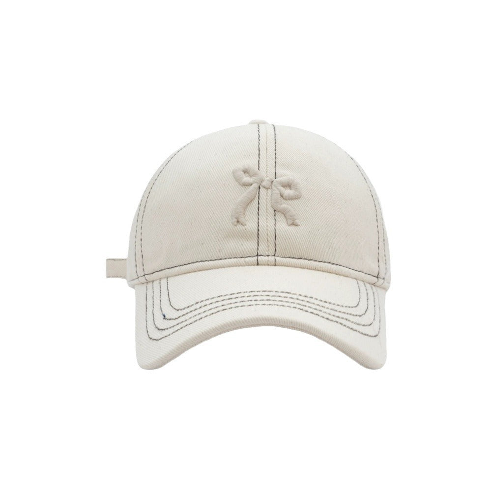 Wholesale Vintage Bow Hat Embroidery Plaid Cap Baseball Cap ACC-HT-JianYang001