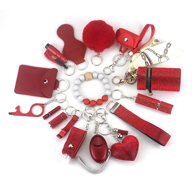 Wholesale Multifunctional 15-piece Keychain Keychains Accessories