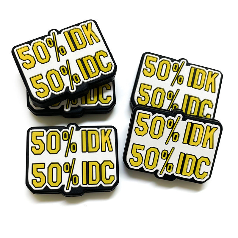 Wholesale 10pcs Dialog English Phrases Focal Beads DIY Bead Accessories ACC-BDS-WDX133