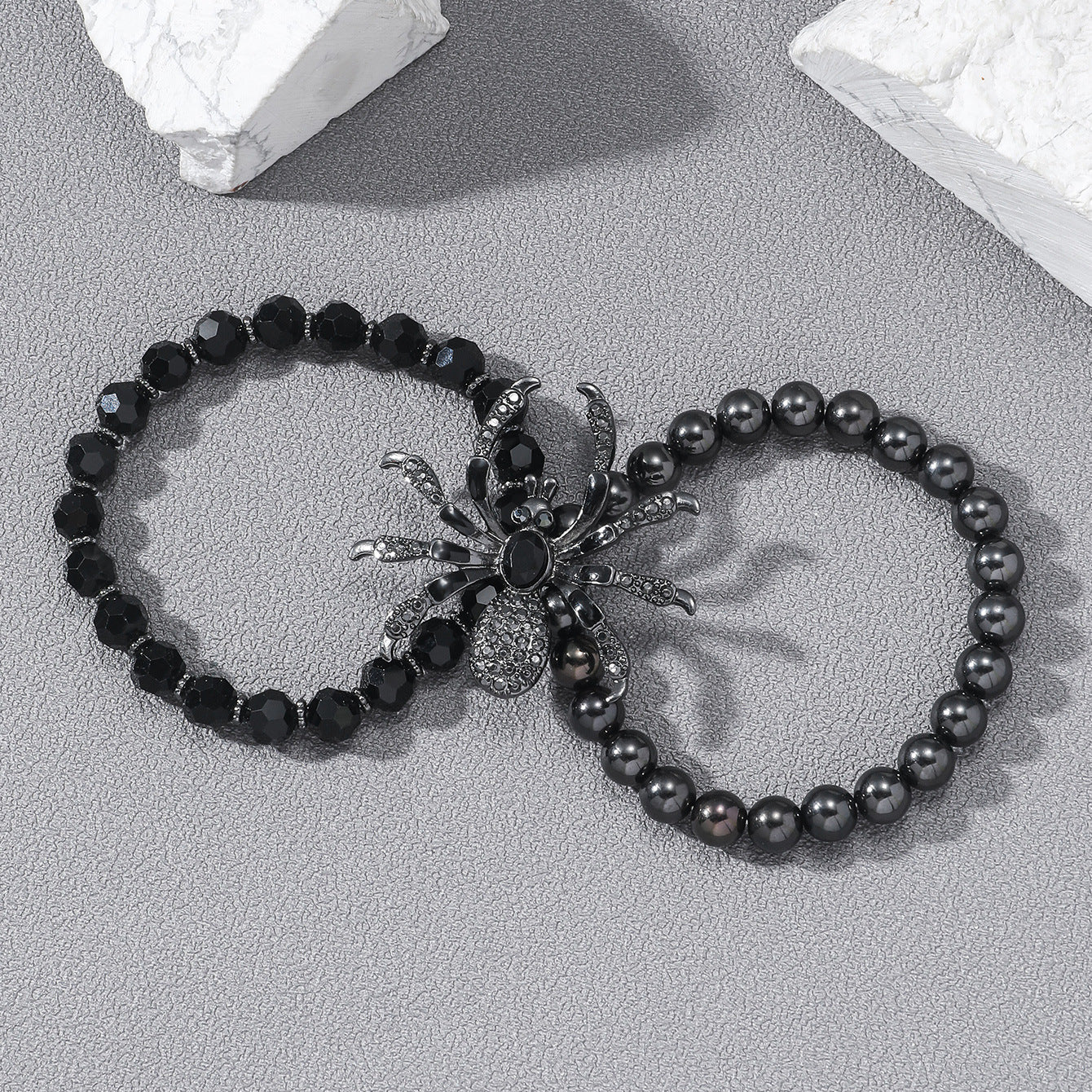 Wholesale Gothic Punk Rock Spider Alloy Bracelet ACC-BT-JunJie001