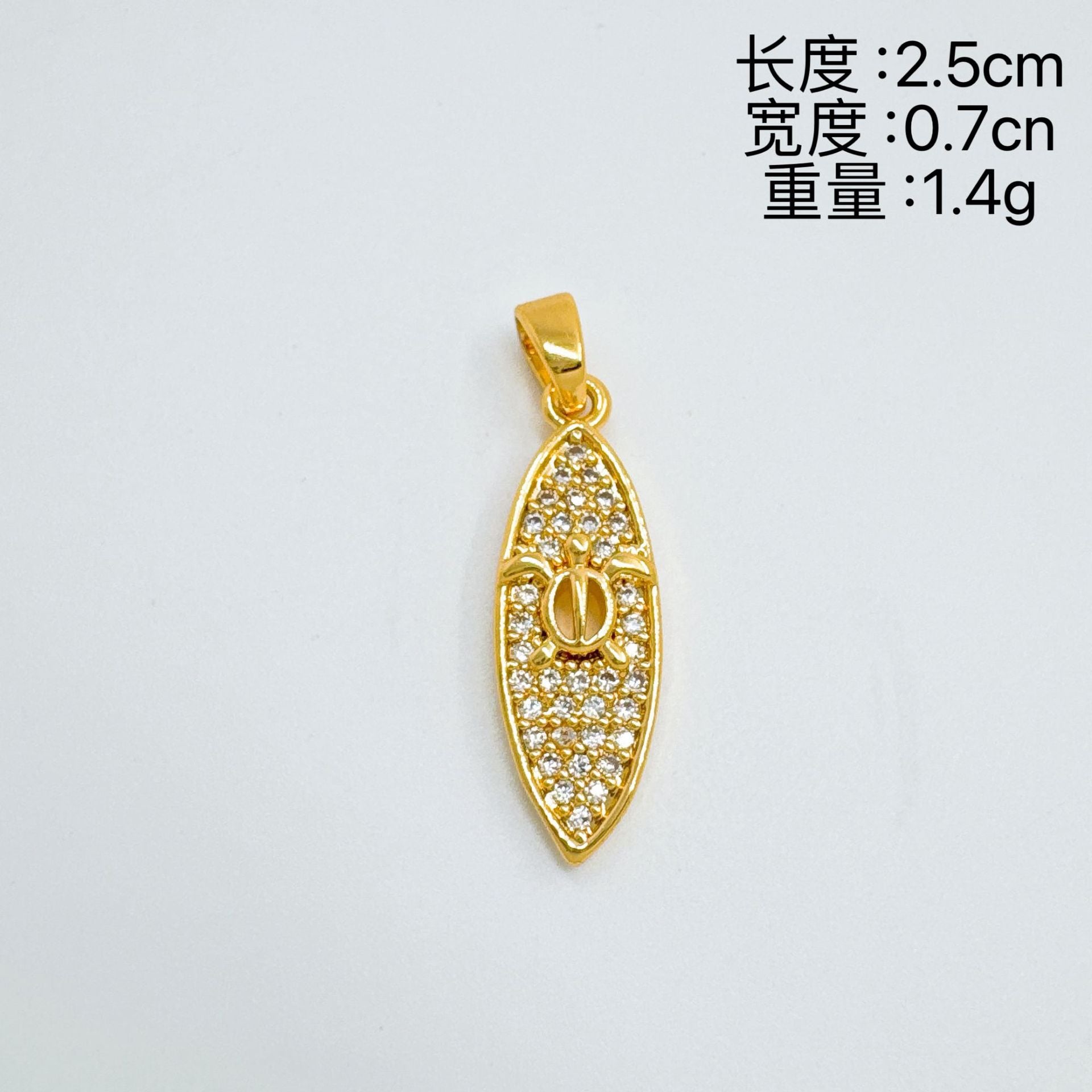 Wholesale Gold Plated Copper Necklace Pendant Simple Versatile European American Style Jewelry for Women