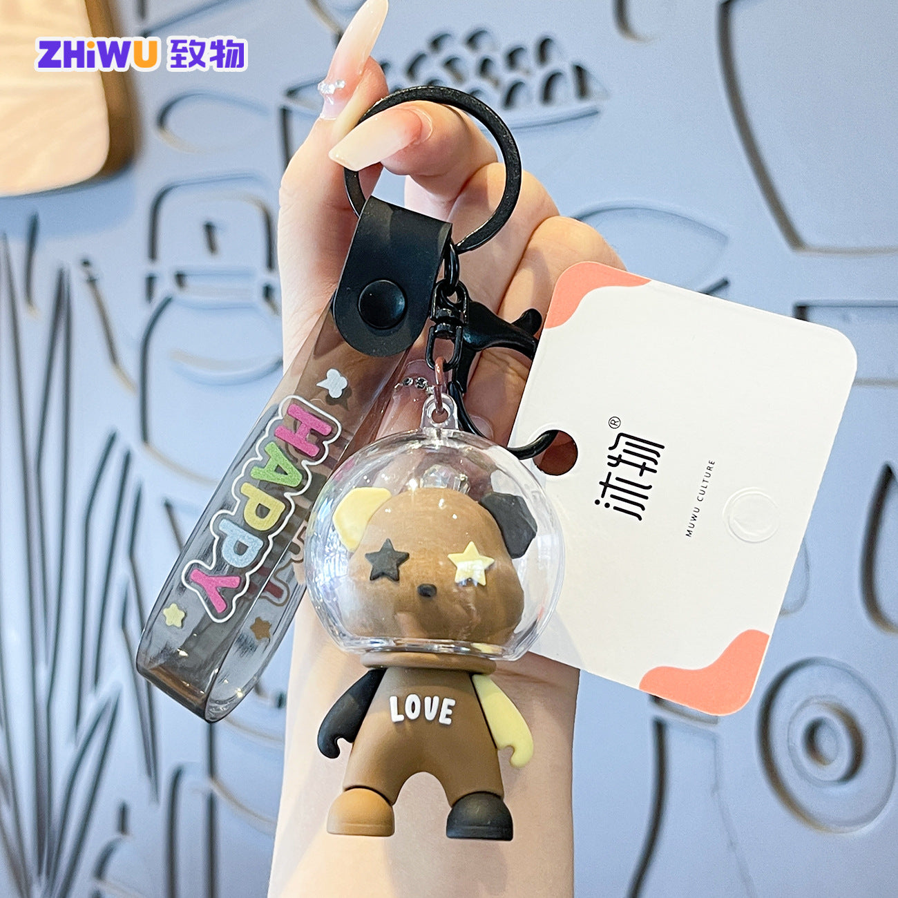 Wholesale Cartoon Cute PVC Soft Keychain ACC-KC-ZhiWu006