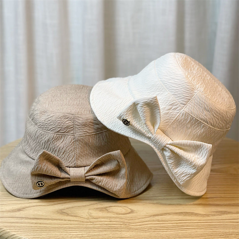 Wholesale Bow Basin Hat Bucket Hat Sun Hat ACC-HT-RuYi003