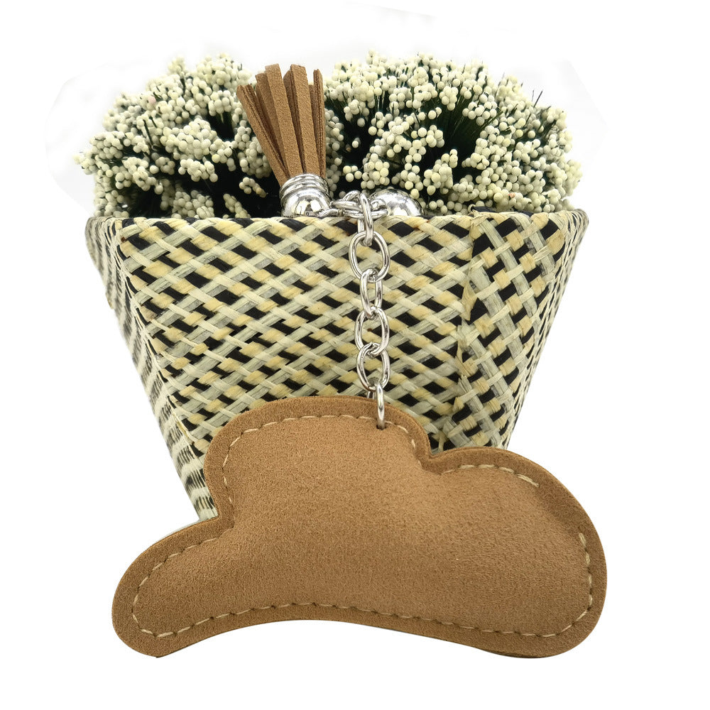 Wholesale 4pcs Zinc alloy rhinestone embellished denim hat