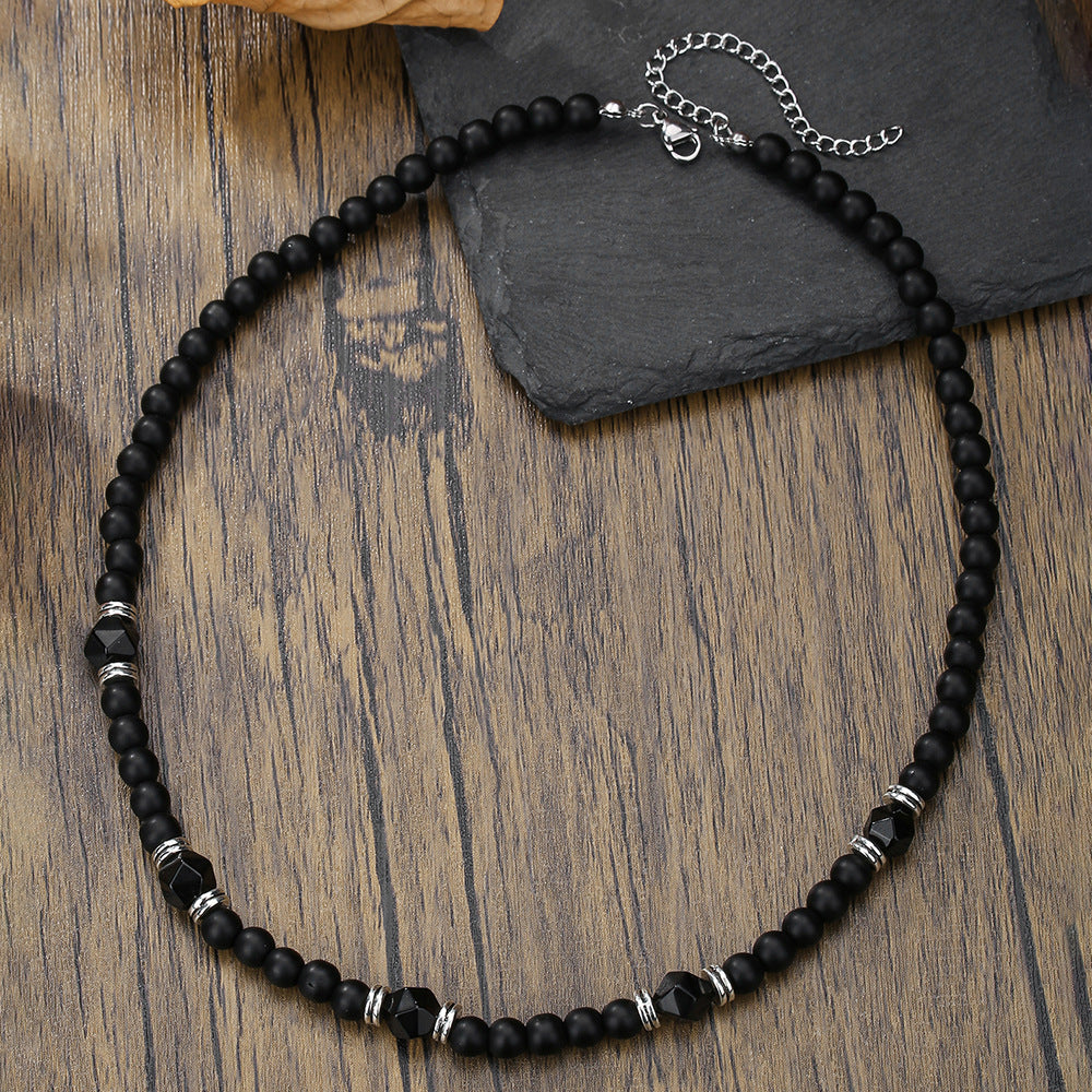 Wholesale turquoise necklace surfing punk necklace niche design hip-hop necklace