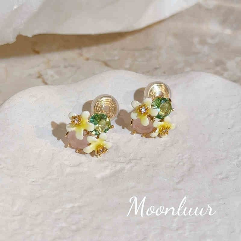 Wholesale  colorful flower earrings