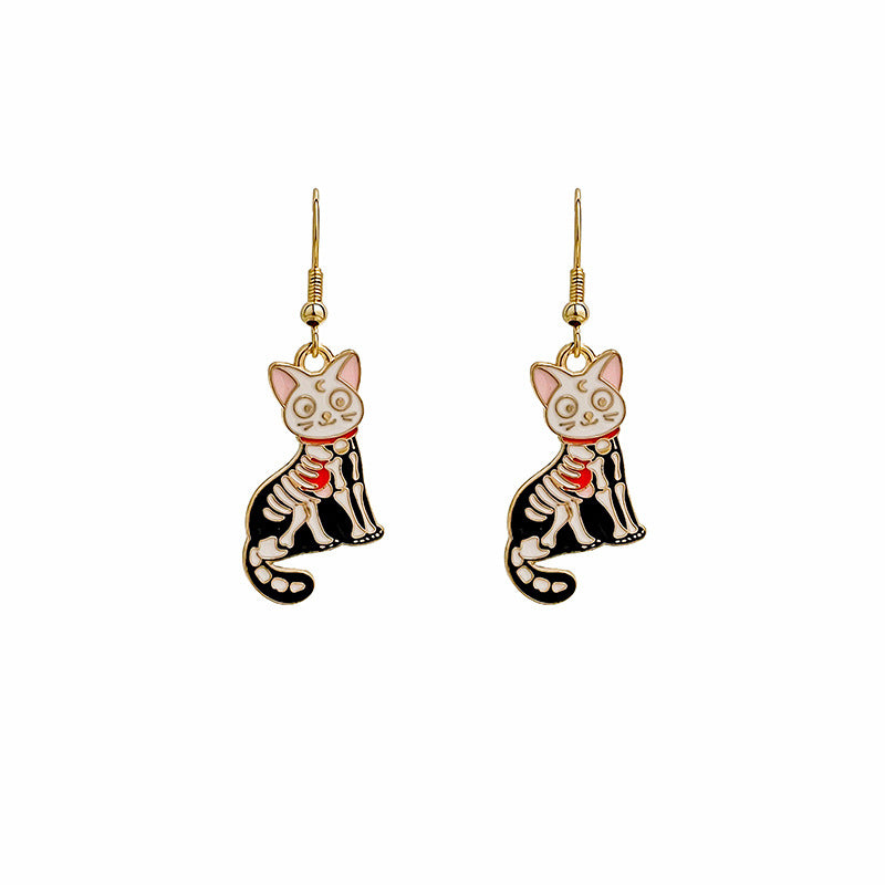Wholesale  cartoon  earrings  funny personality animal earrings