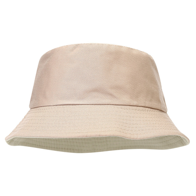 Wholesale  summer solid color fisherman hat outdoor sun bucket hat