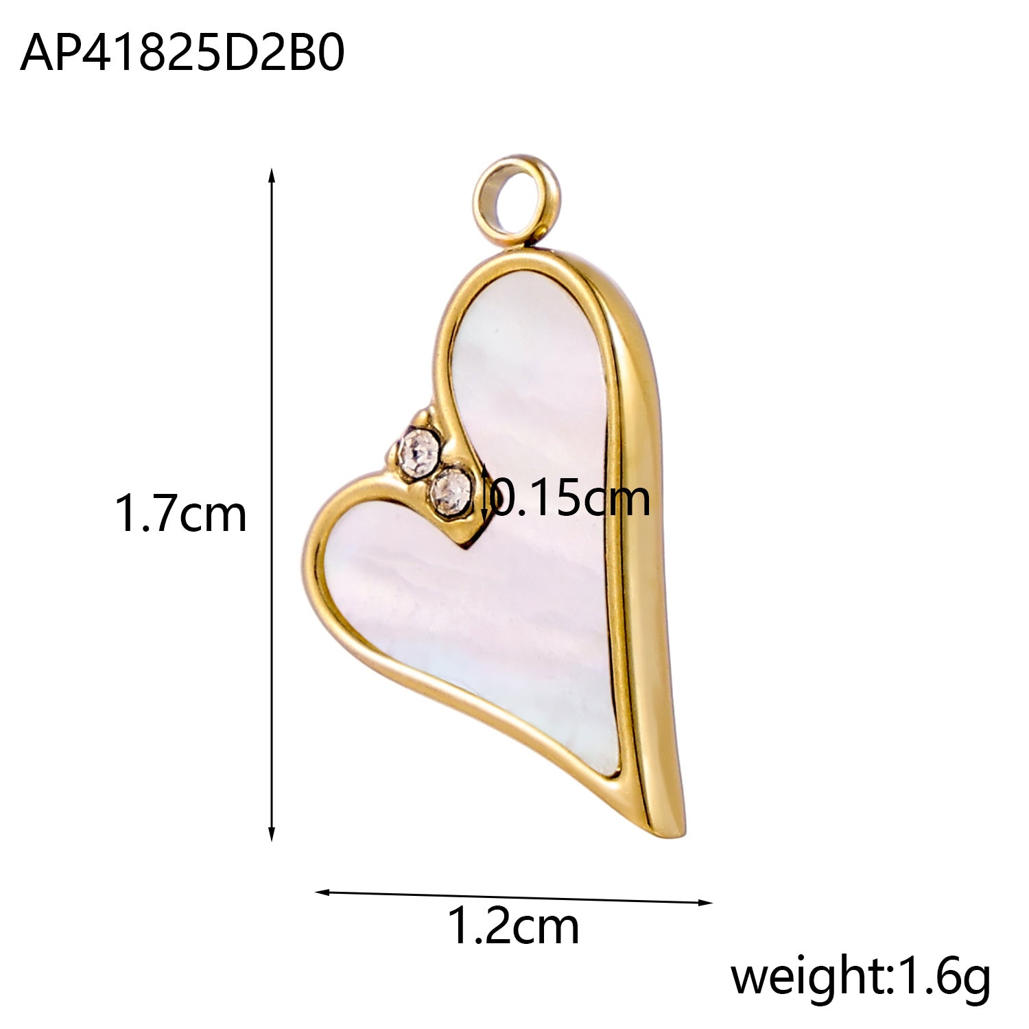 Wholesale Stainless steel retro geometric love flower peach heart pendant