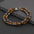 Wholesale Tiger Stone Natural Stone Men Beaded Black Agate Volcanic Stone Bracelet Necklace