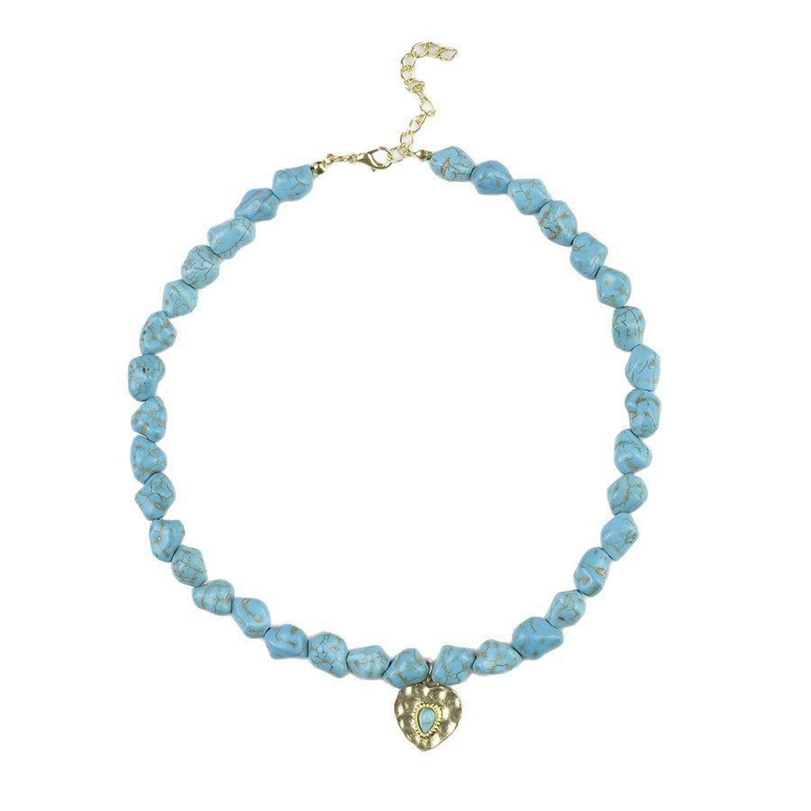 Wholesale  Bohemian Turquoise Beaded Necklace