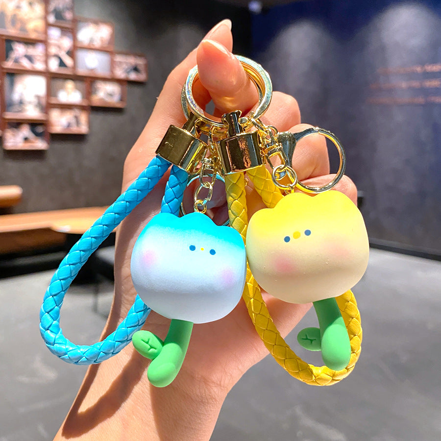 Wholesale Resin Tulip Cute Keychains ACC-KC-GongZ028