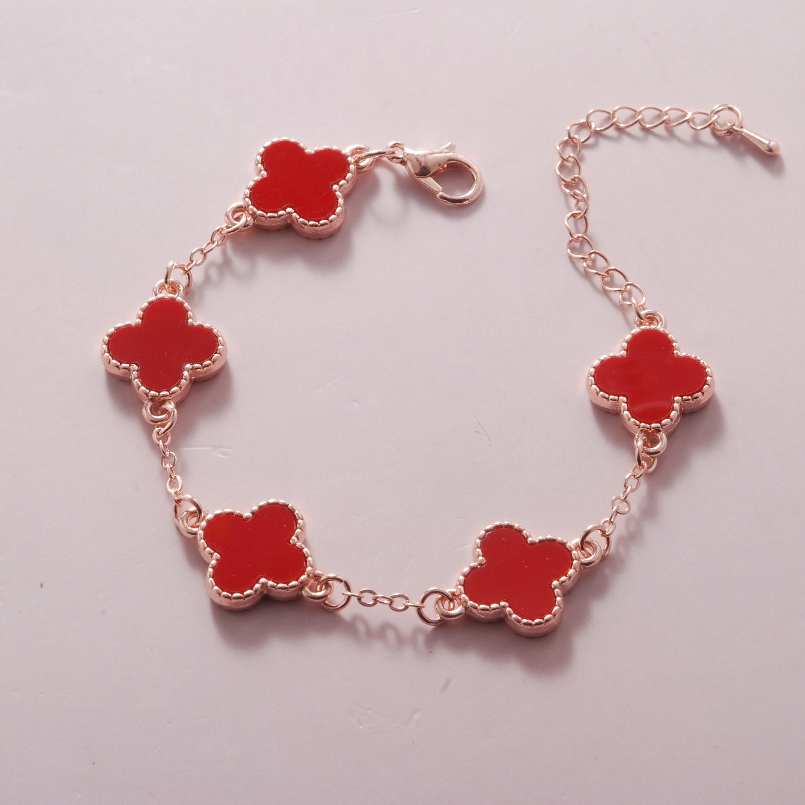 Wholesale Light Luxury Bracelet Alloy Diamond Four-leaf Clover Bracelet ACCVIP-BT-Zhum001