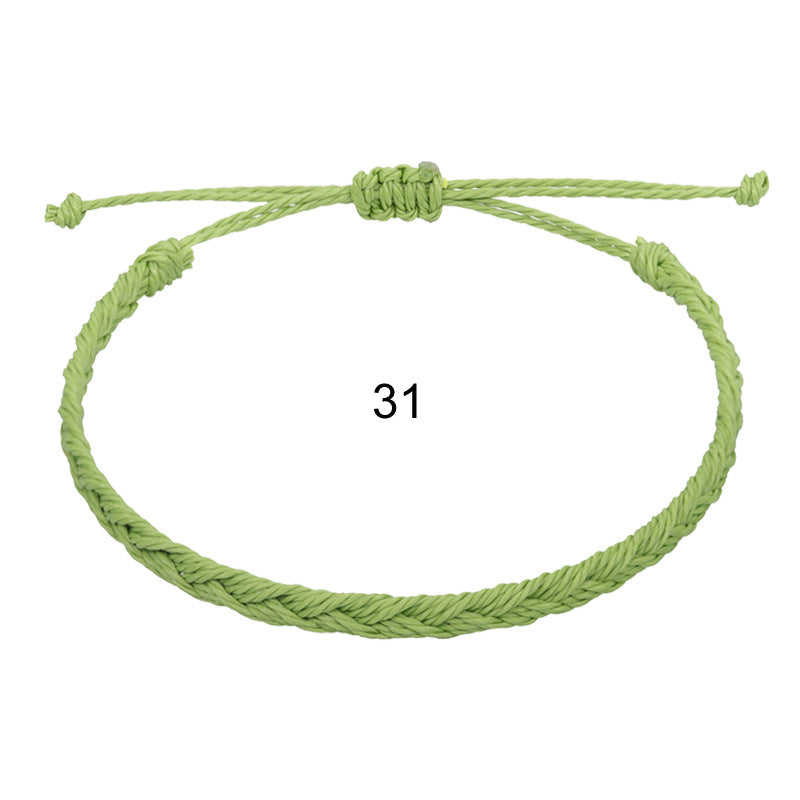Wholesale Hand-woven rope Bohemian men' s wave bracelet
