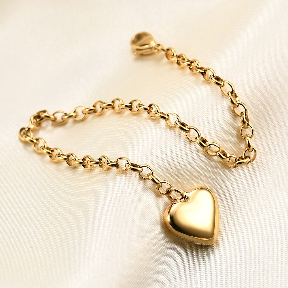 Wholesale titanium steel love bracelet  adjustable laser bracelet for women