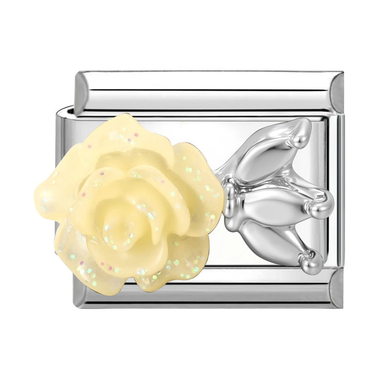 Wholesale Italian Charm Bracelet 9mm DIY Splicing Cute Creative Stainless Steel Composable Bracelet