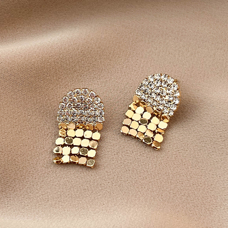 Wholesale Personalized Light Luxury Diamond Earrings ACC-ES-XiaoCheng004