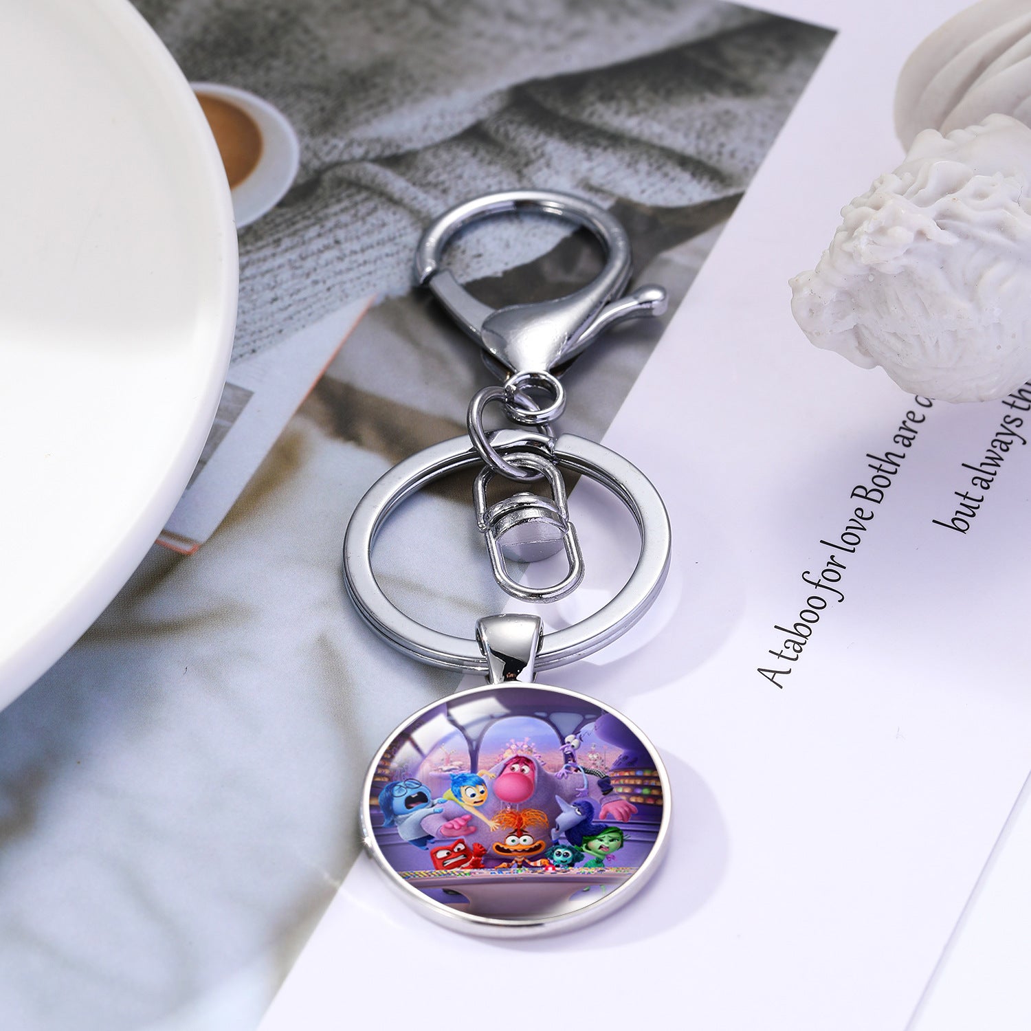 Wholesale Cartoon Cute Silver Keychains ACC-KC-XiangLian002