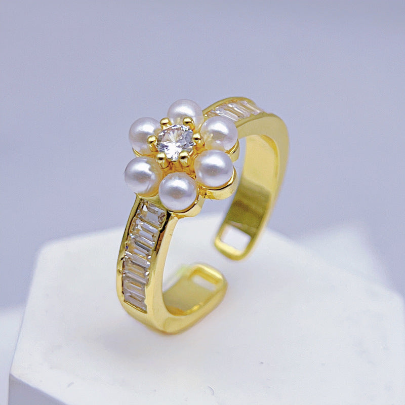 Wholesale Micro-paved Zirconia Lace Open Adjustable Rings ACC-RS-YXY002