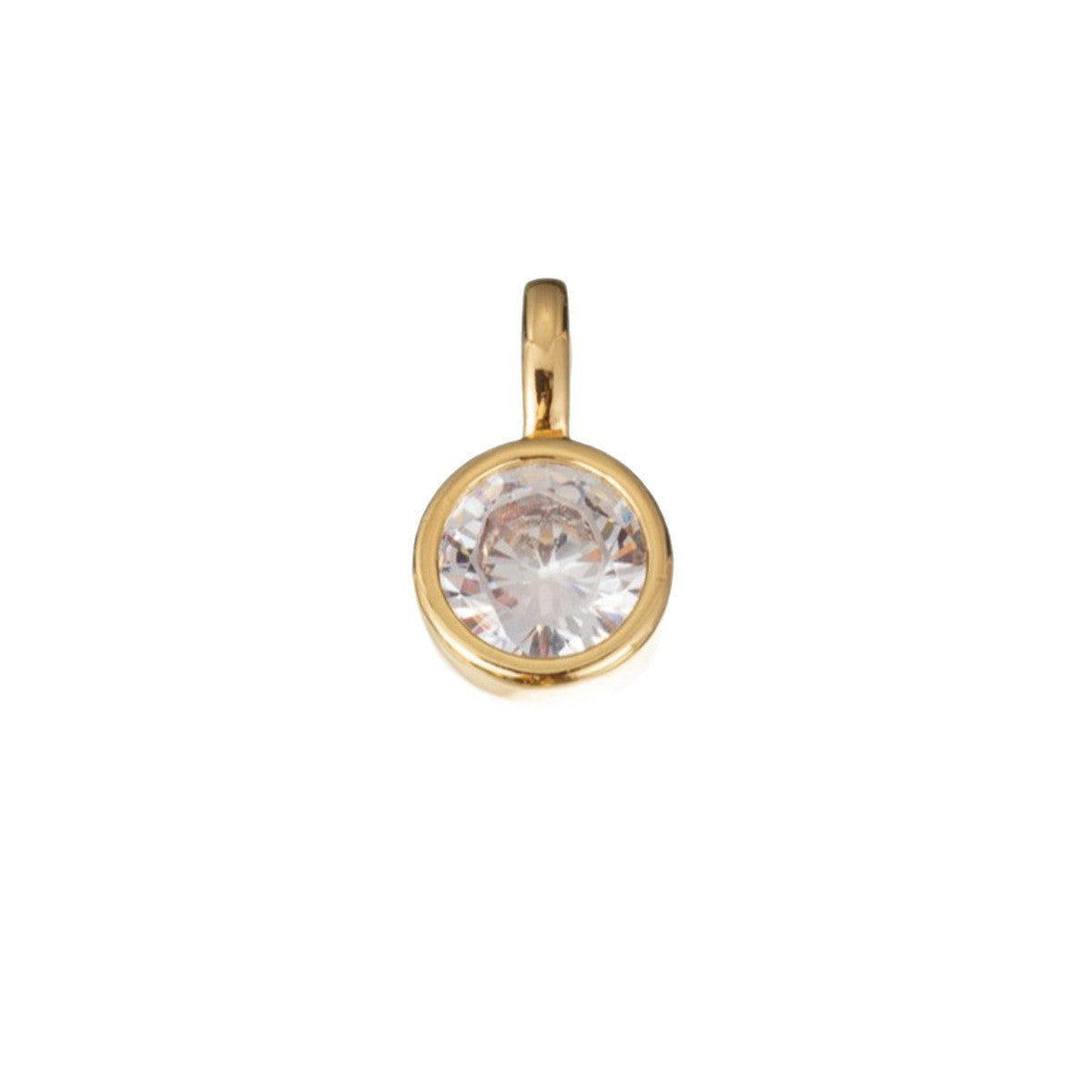 Wholesale Gold Electroplated Copper Zircon Pendant Necklace,  Geometric Shape,  Fashion Accessory for Women,  Gift Idea