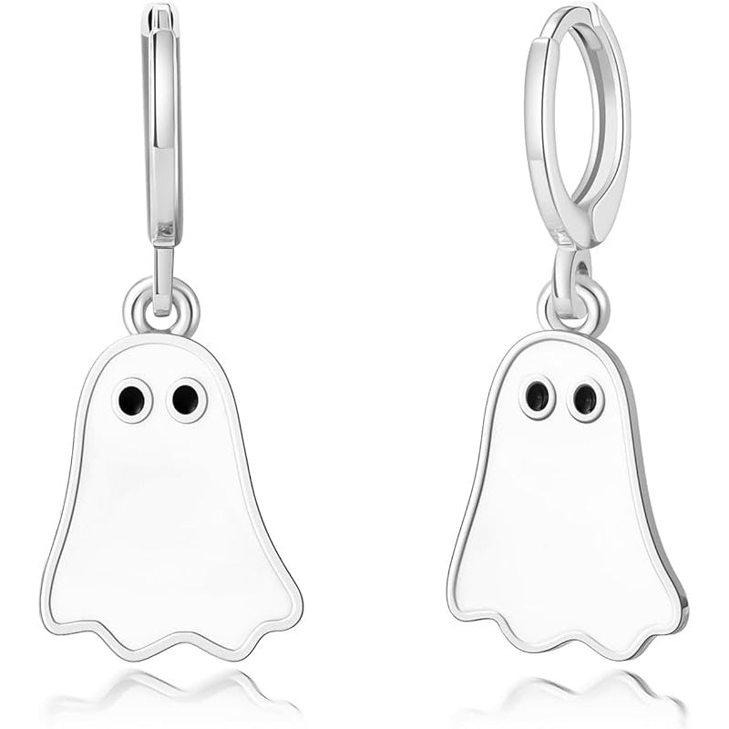 Wholesale   Walking Ghost Golden Ghost Cute  Earrings